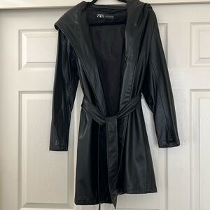 Black Faux Leather Jacket